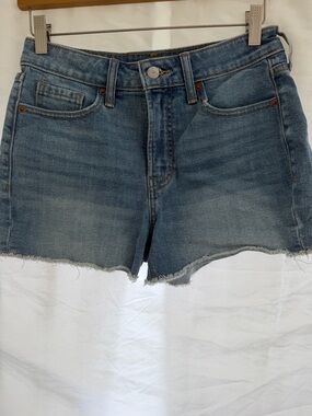 Classic Light Wash Denim Cutoff Shorts